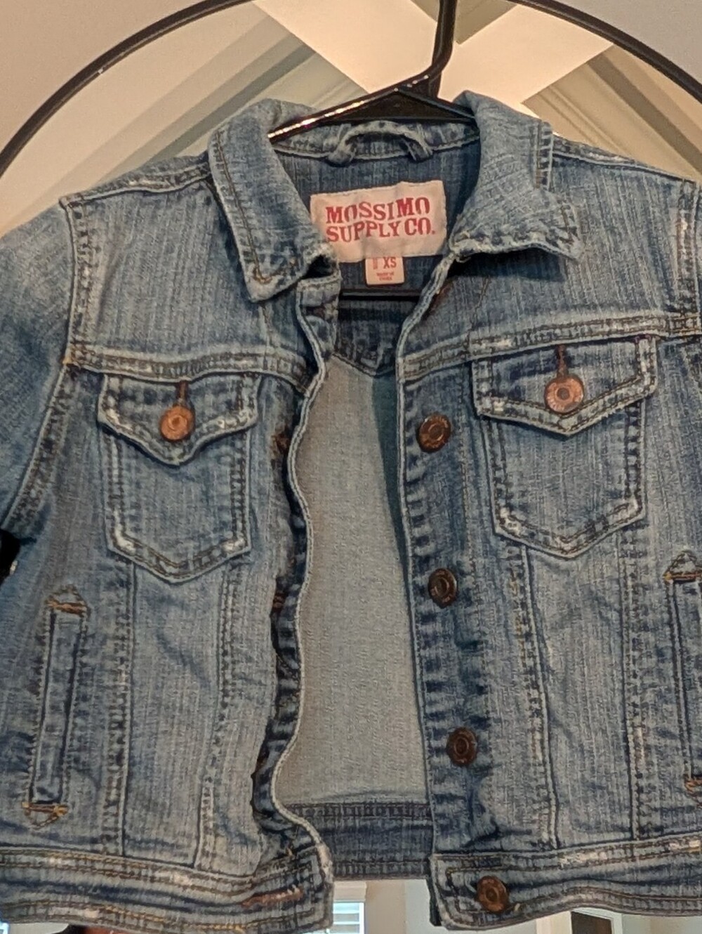 3/$30 💜 Mossimo Supply Co. Womens XS Washed Blue Denim Jacket